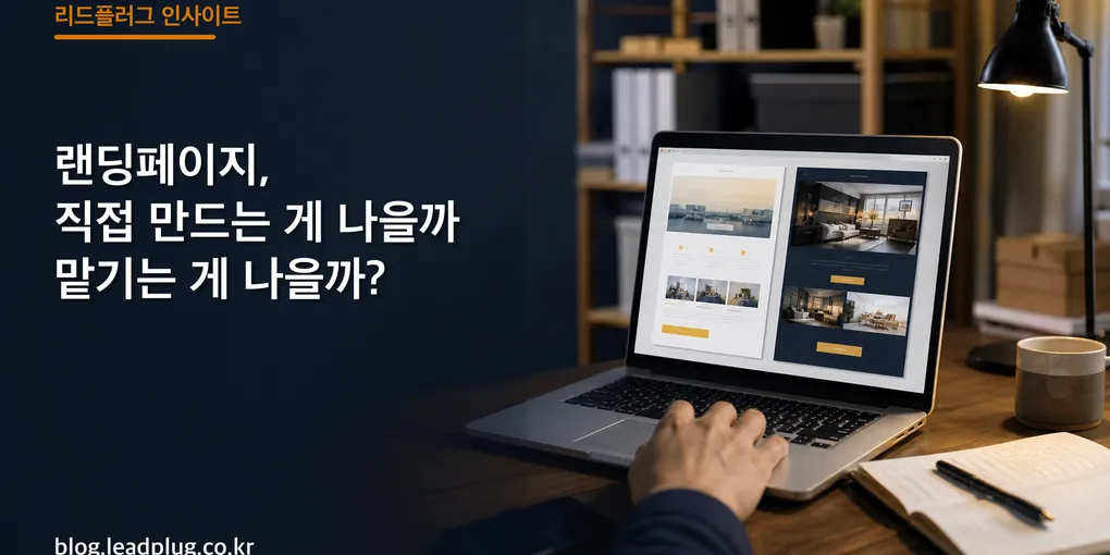 랜딩페이지, 직접 만드는 게 나을까 맡기는 게 나을까?